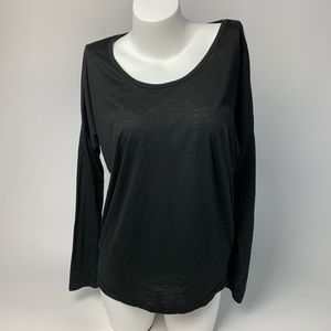 Bobbie Brooks  Long Sleeves Black Womens Top Small